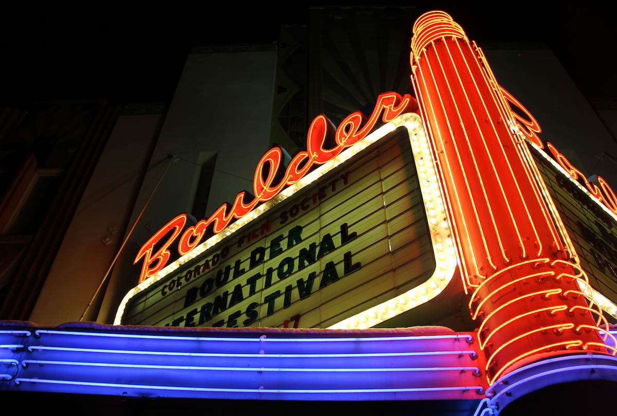 The Boulder Theater during the Boulder International Film Festival