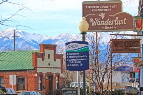 downtown Salida