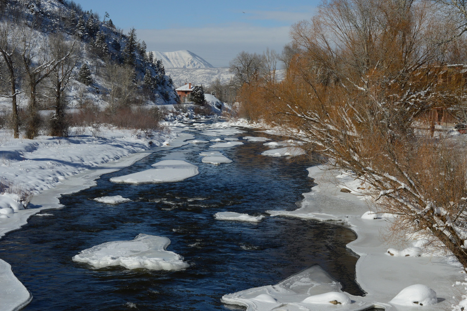 Frozen Yampa River
