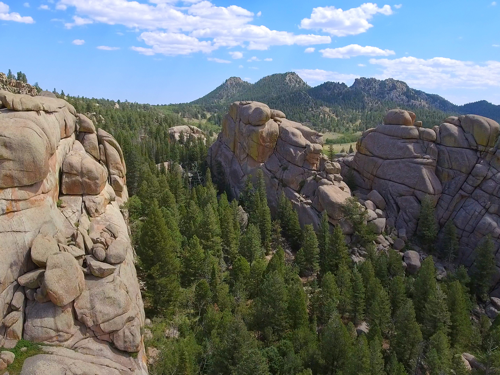 Rock formations in Vedauwoo