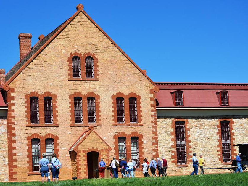 The facade of the Wyoming Territorial Prison