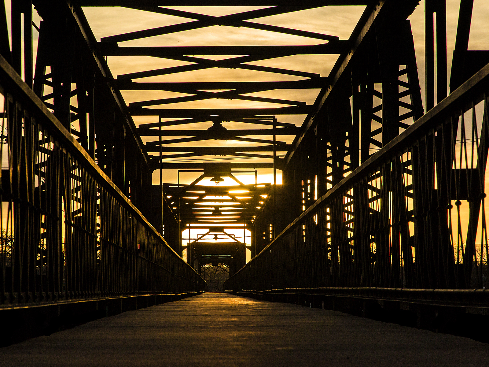 Footbridge in Laramie