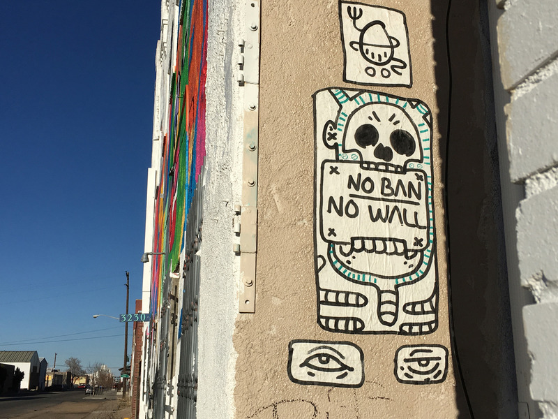 No Ban No Wall piece