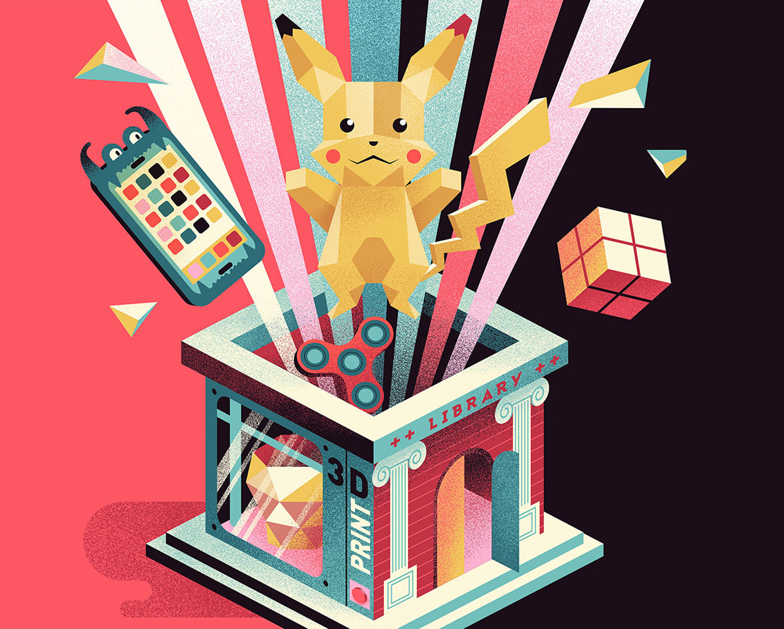 3D-Printer-Illustration