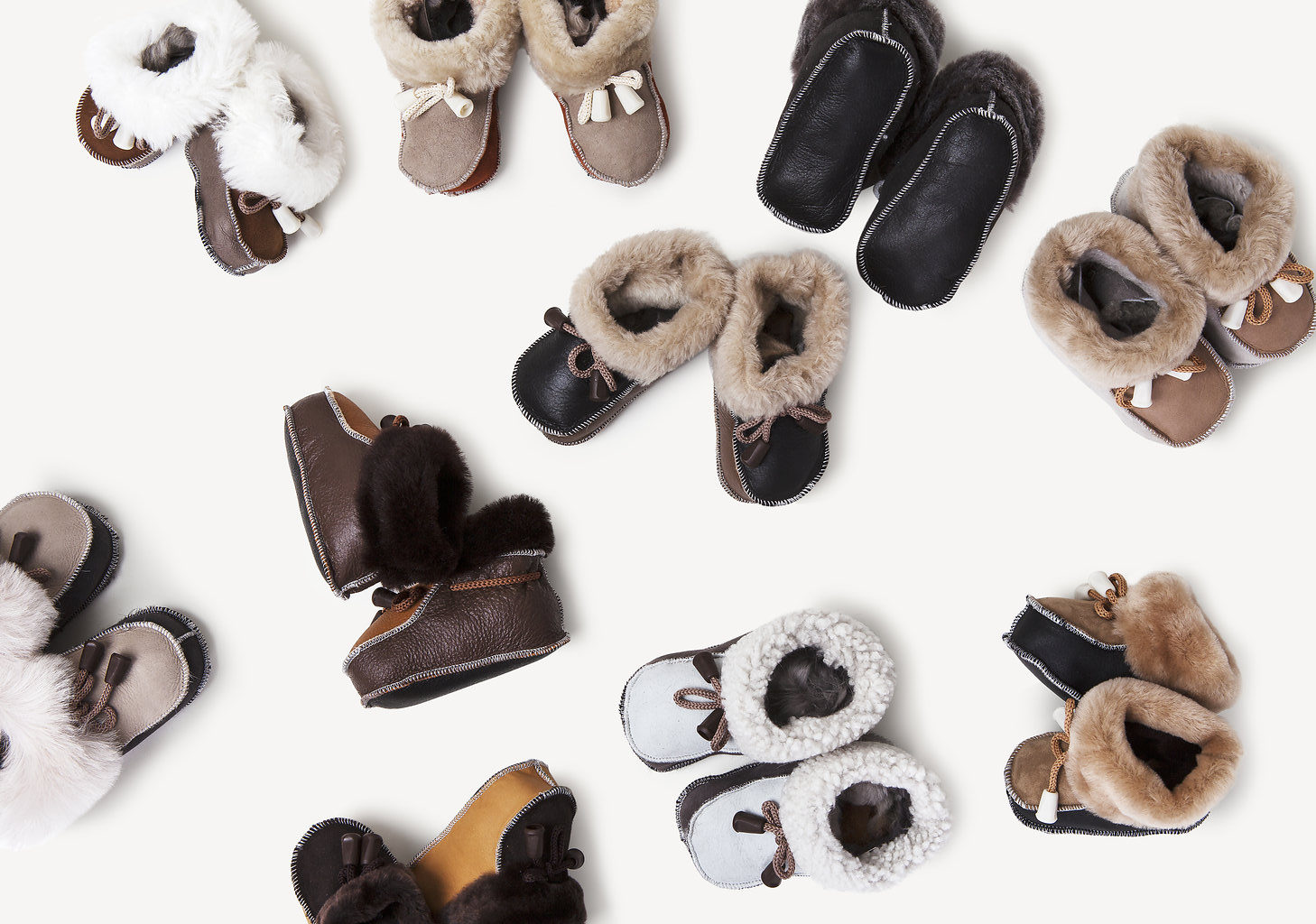 hygge life baby booties