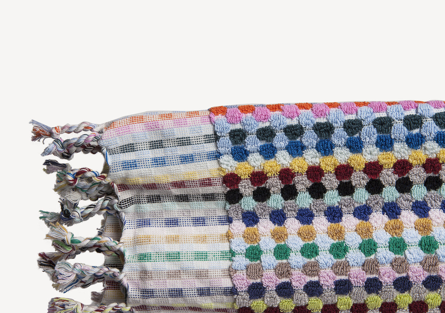 hygge life pom pom towel