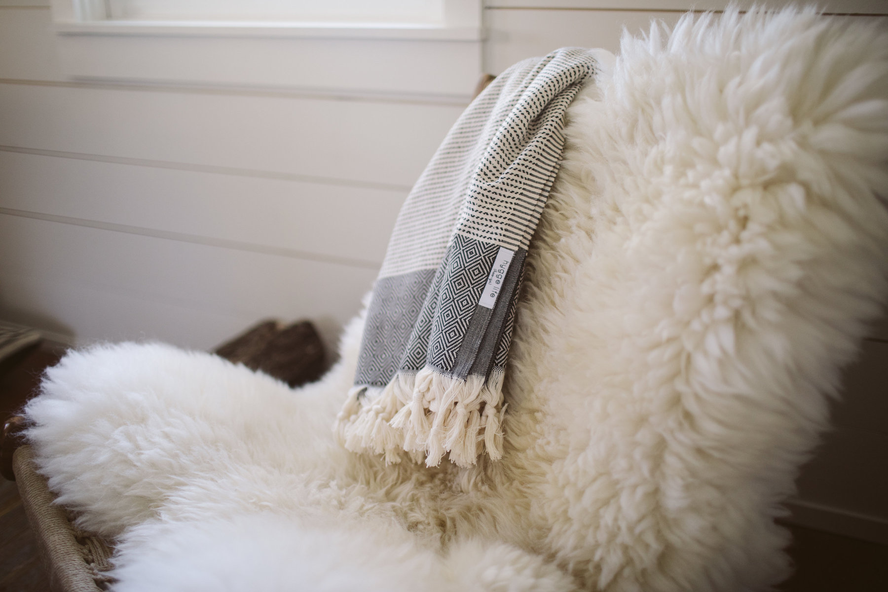 hygge life sheepskin chair