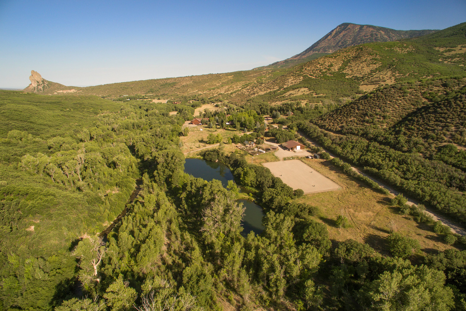 smith fork ranch aerial view Photo courtesy of Coldwell Banker Mason Morse