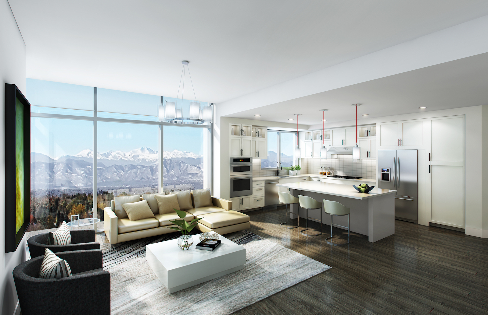 Parq on Speer living room