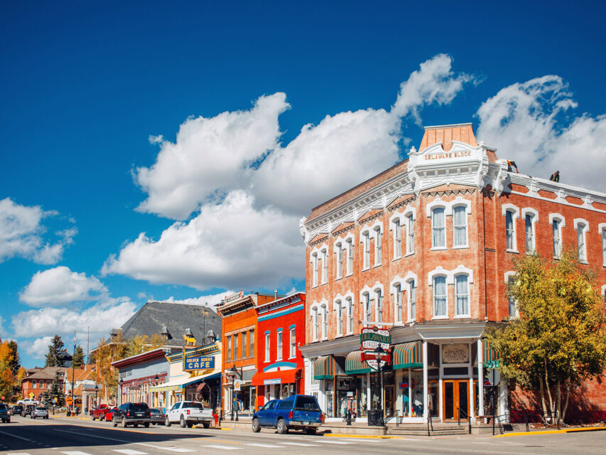 Delaware Block of downtown Leadville, Colorado