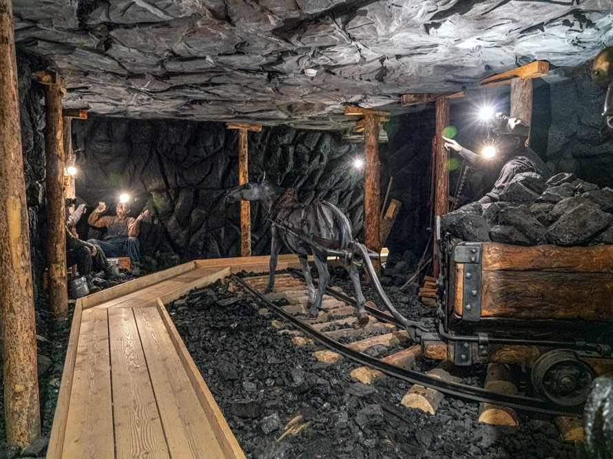 Leadville National Mining Hall of Fame and Museum mock mine