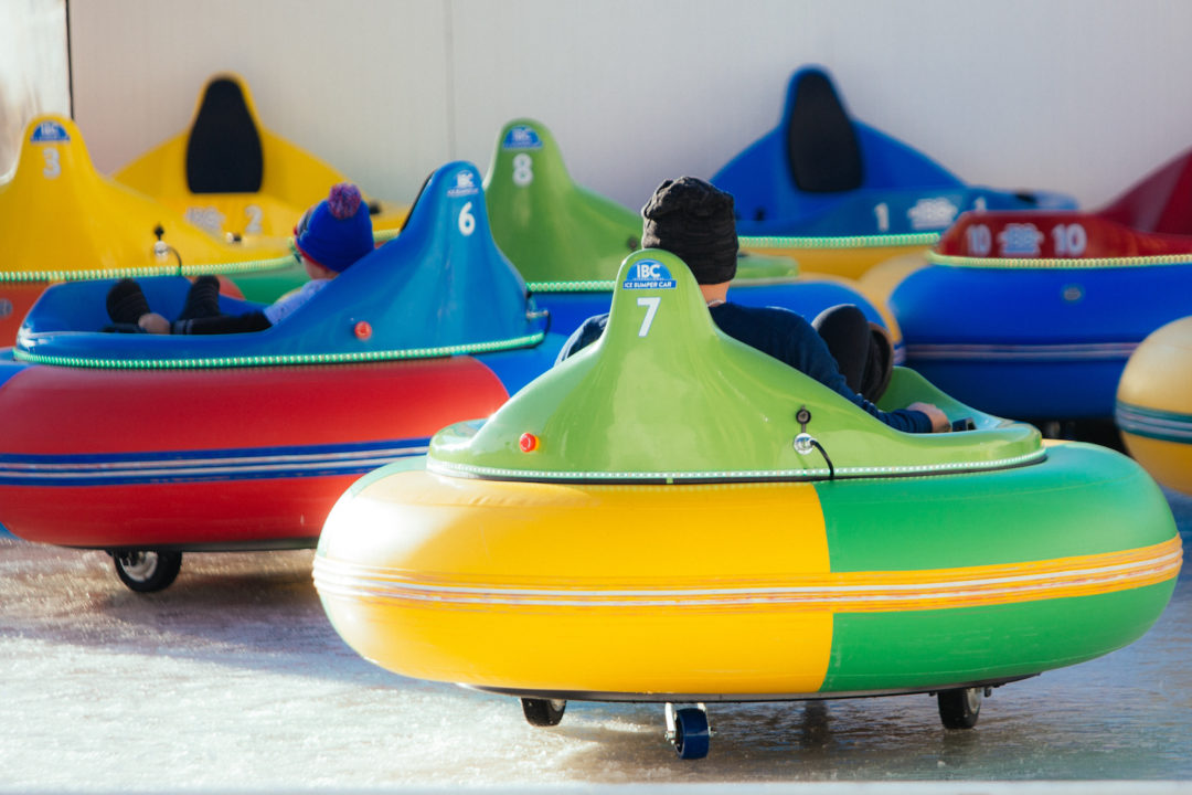 Ice Bumper Cars Are a Cool New Addition to Winter Fun