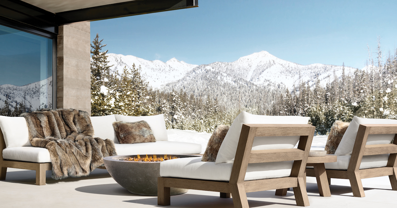 RH Ski House Introduces Furnishings Inspired By Colorado’s High Country