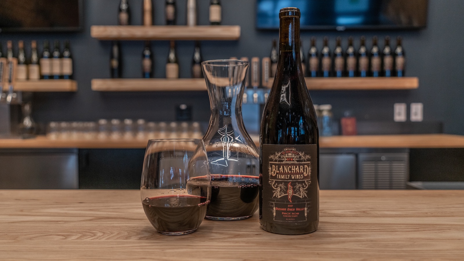 Blanchard wine bottles