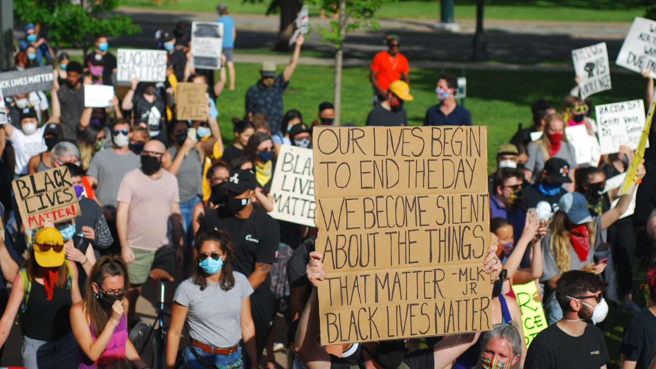 Black Lives Matter protest Colorado, summer 2020