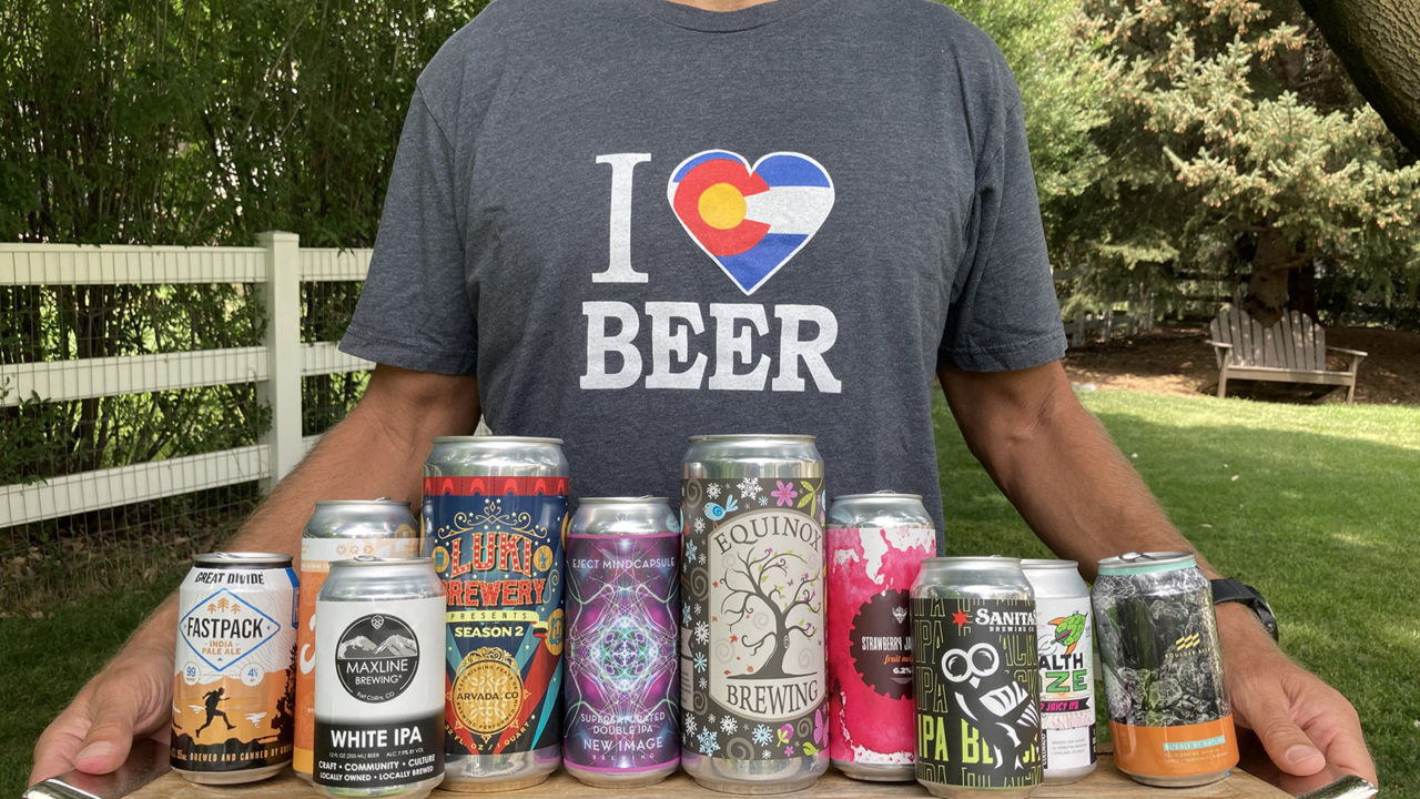 An assortment of Colorado IPAs