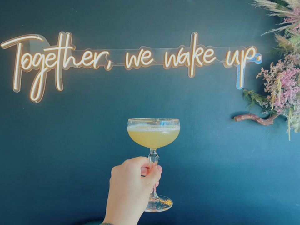 Awake smoked sage cocktail. Photo courtesy of Awake