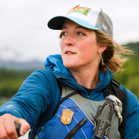 Josette Deschambeault rafting