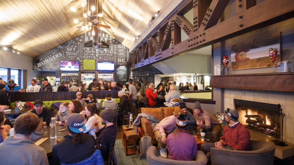Apres ski diners at the Fitz inside Manor Vail Lodge.