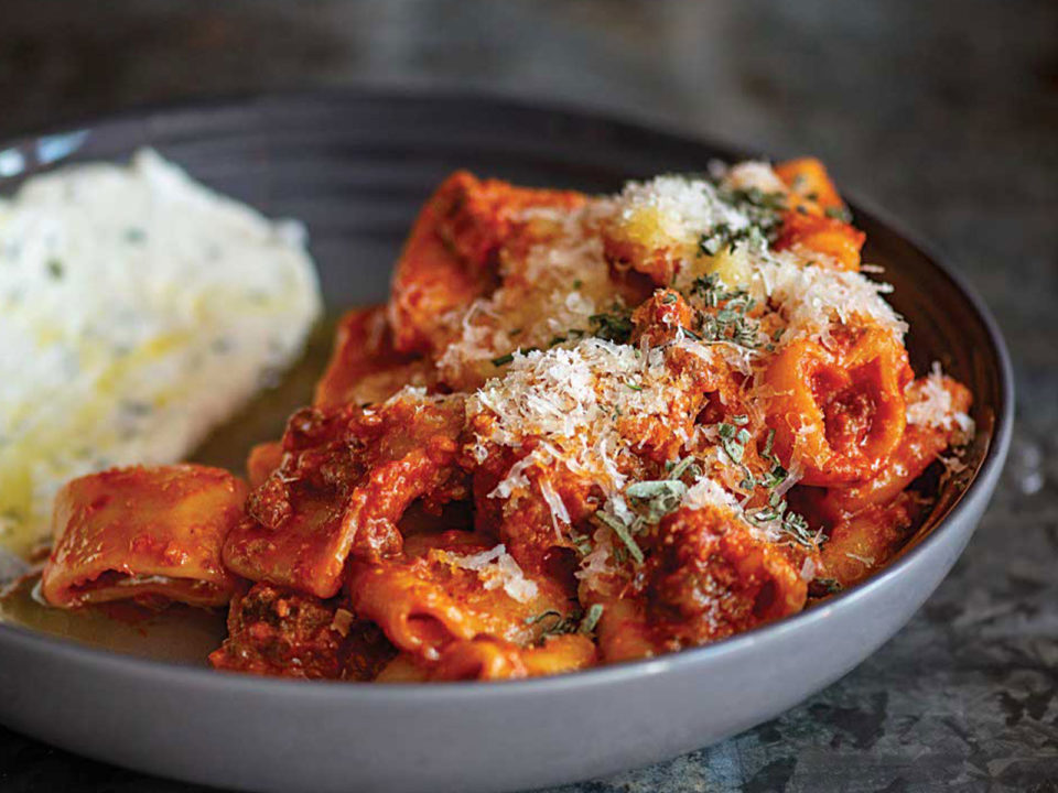 Elk Bolognese dish from Jovanina’s Broken Italian