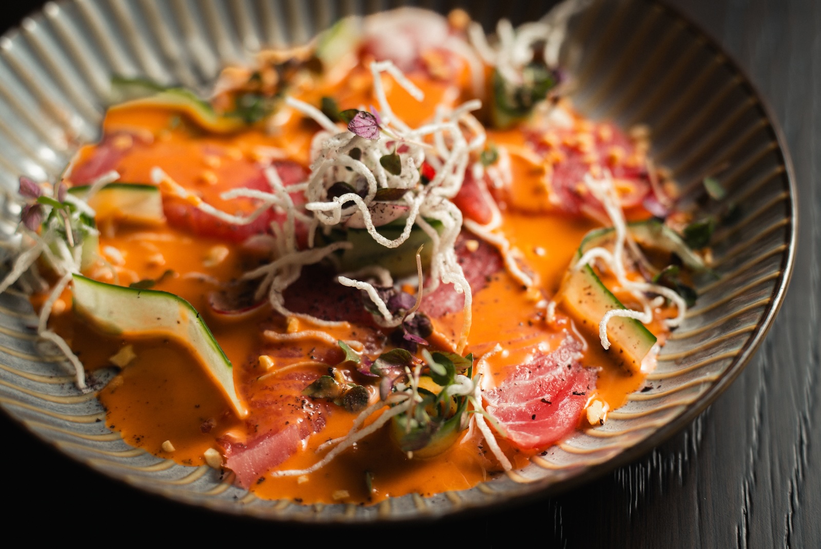 Tuna tiradito at Cimera