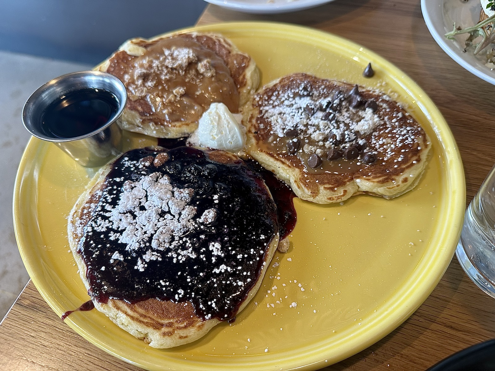 The mini hot cake trio at Hashtag