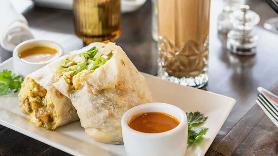 Breakfast burrito at Onefold