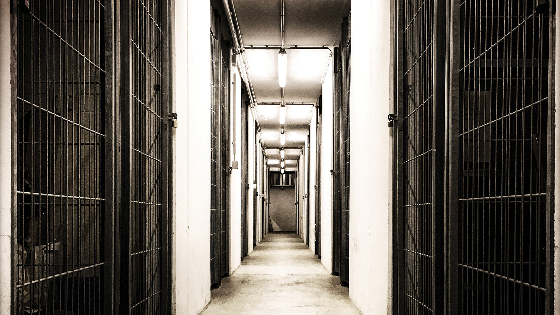 Corridor between cells
