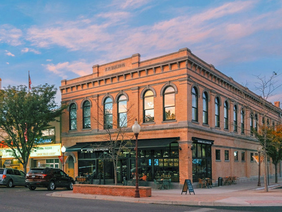 Exterior of an old building