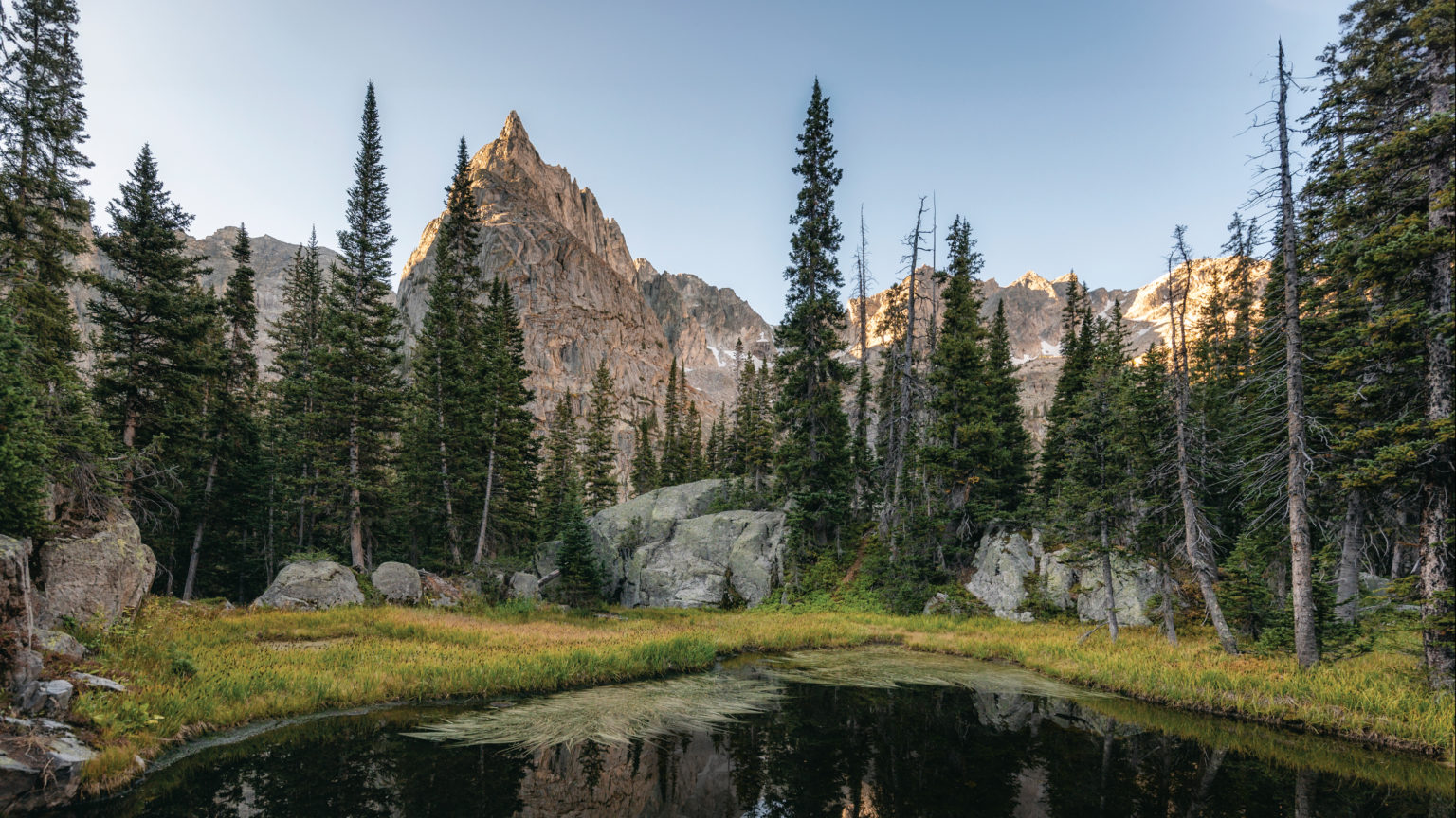 Lake and mountain