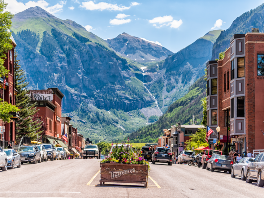 Telluride downtown street