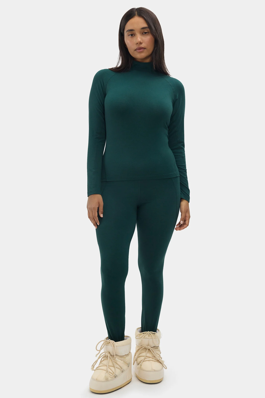 Dark green base layers