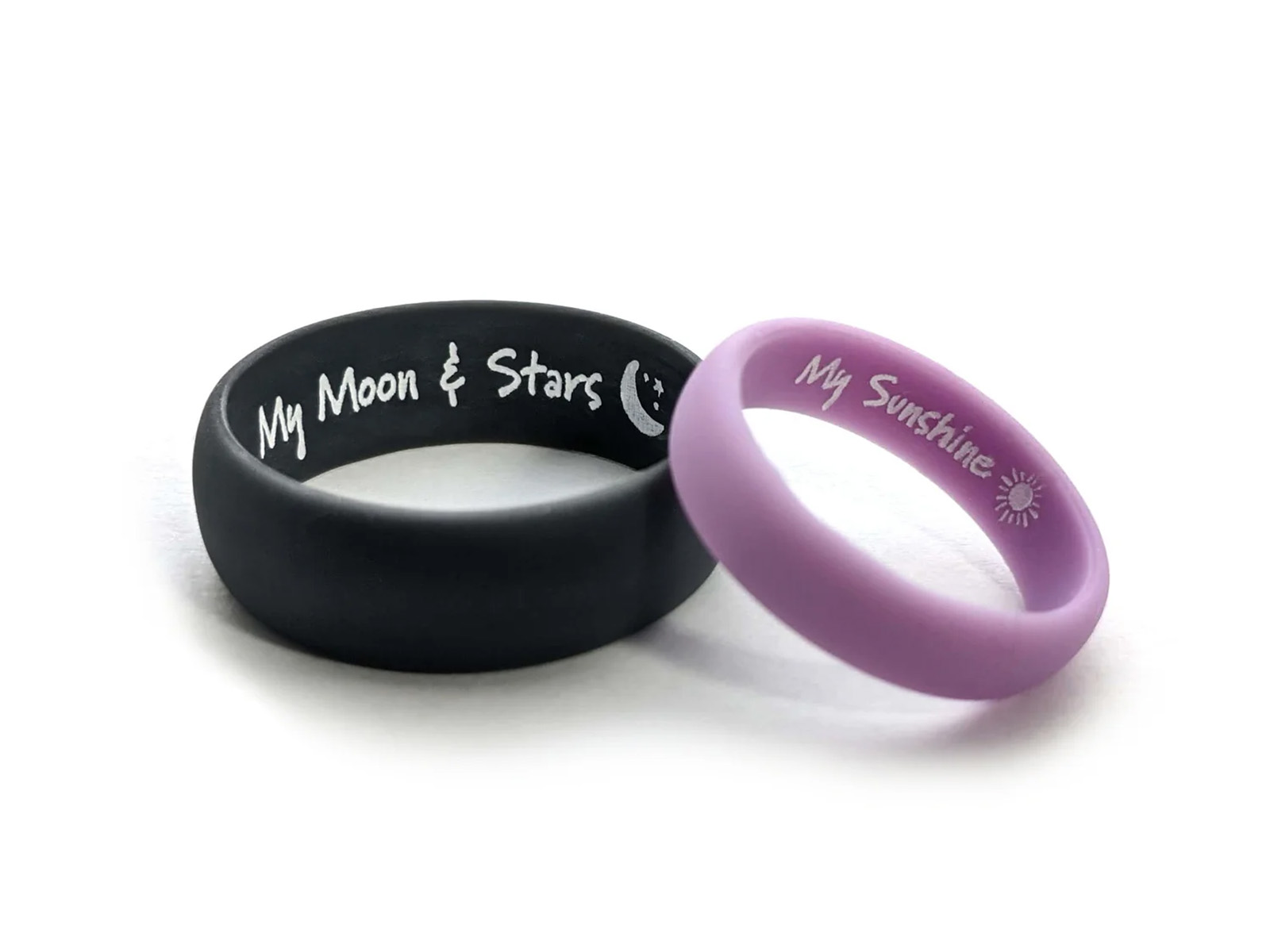 Two silicone rings