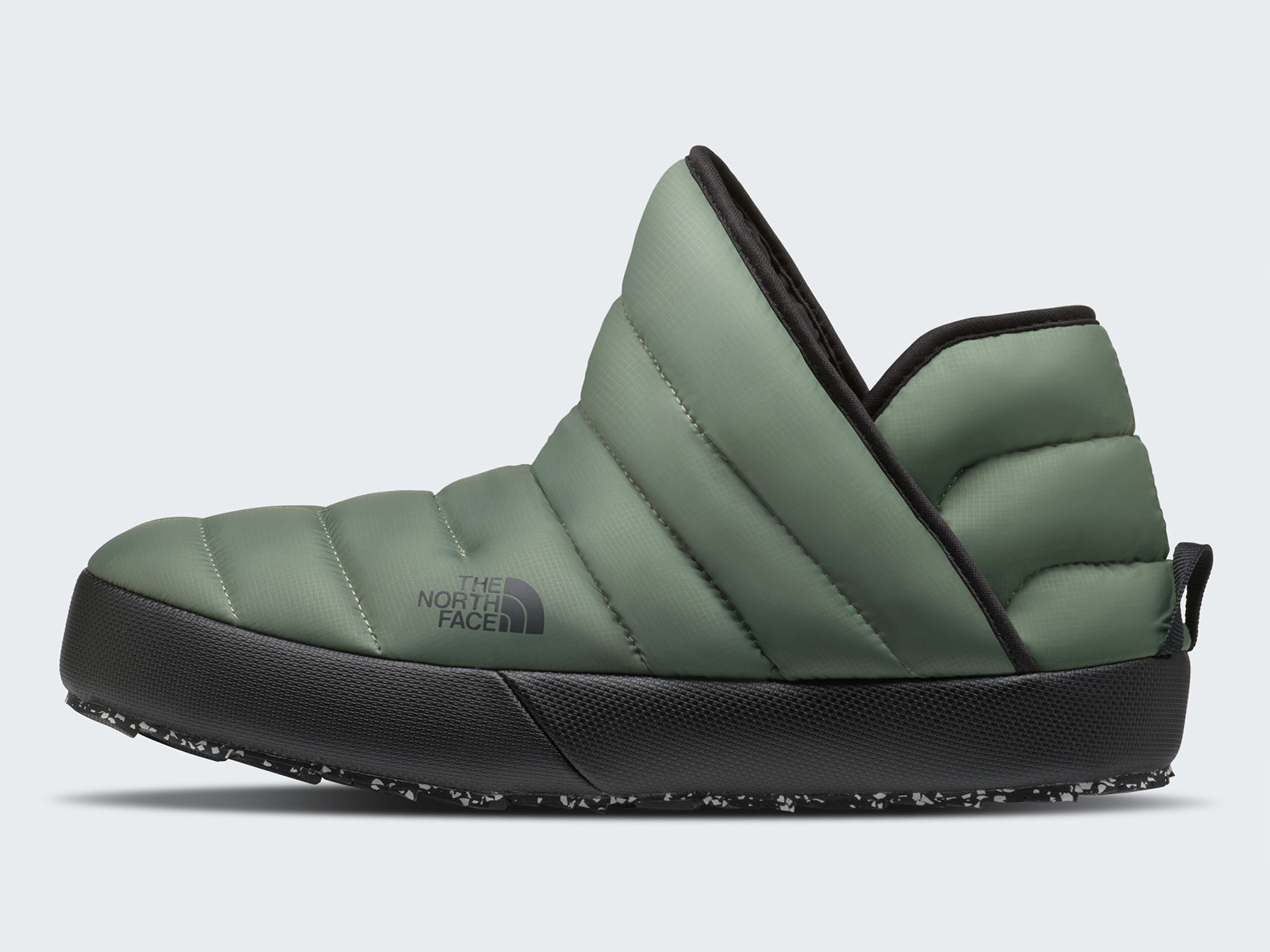 Green North Face bootie