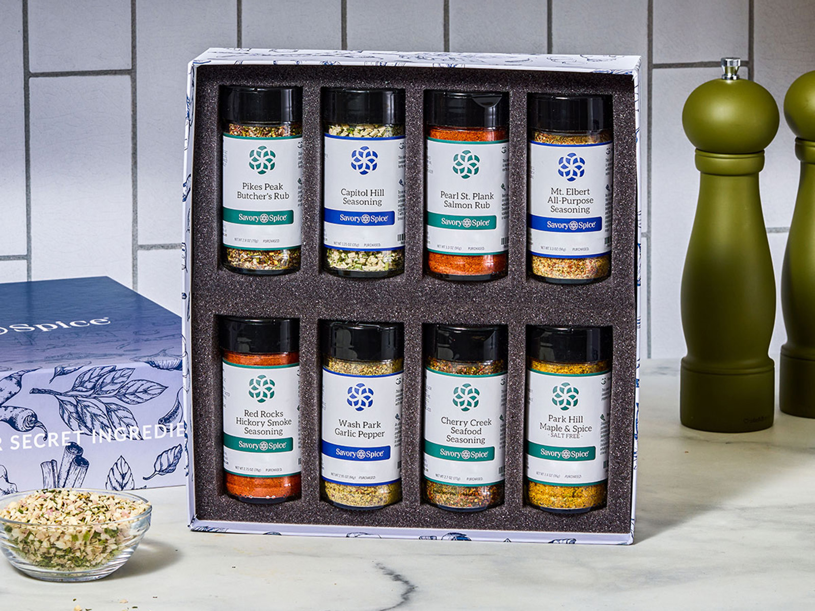 Box of eight seasonings