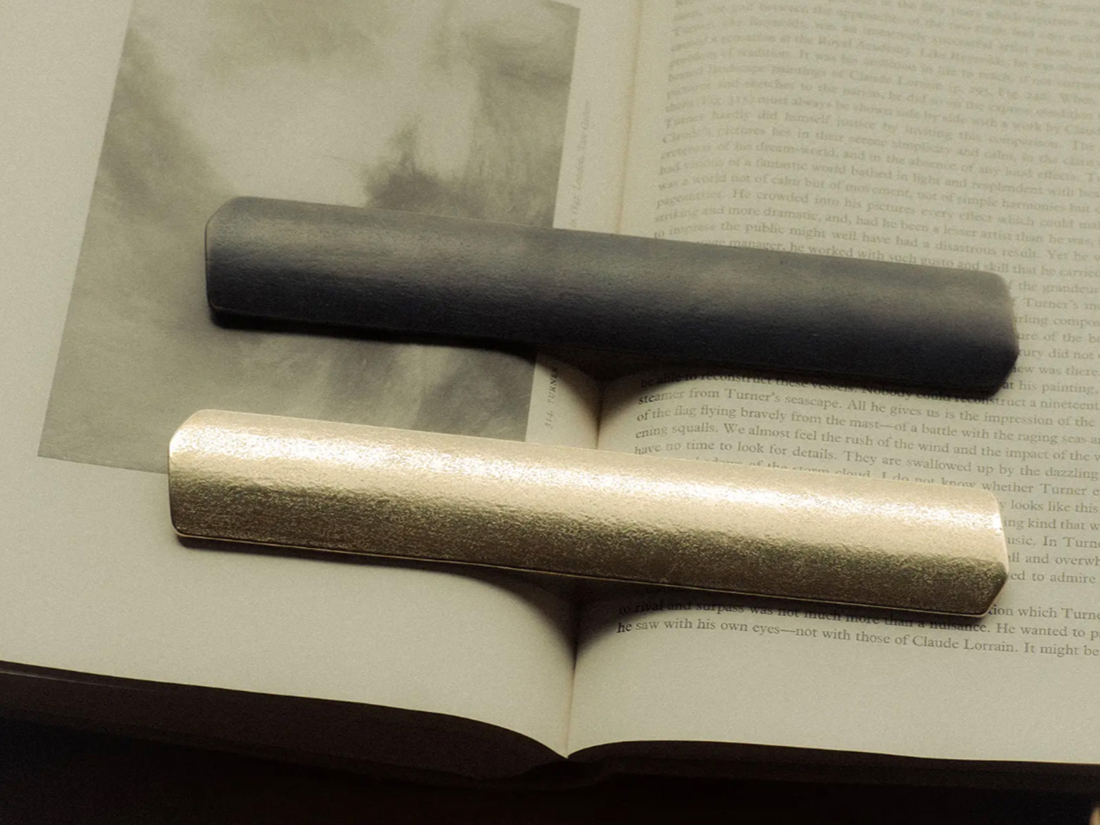 Brass book weight