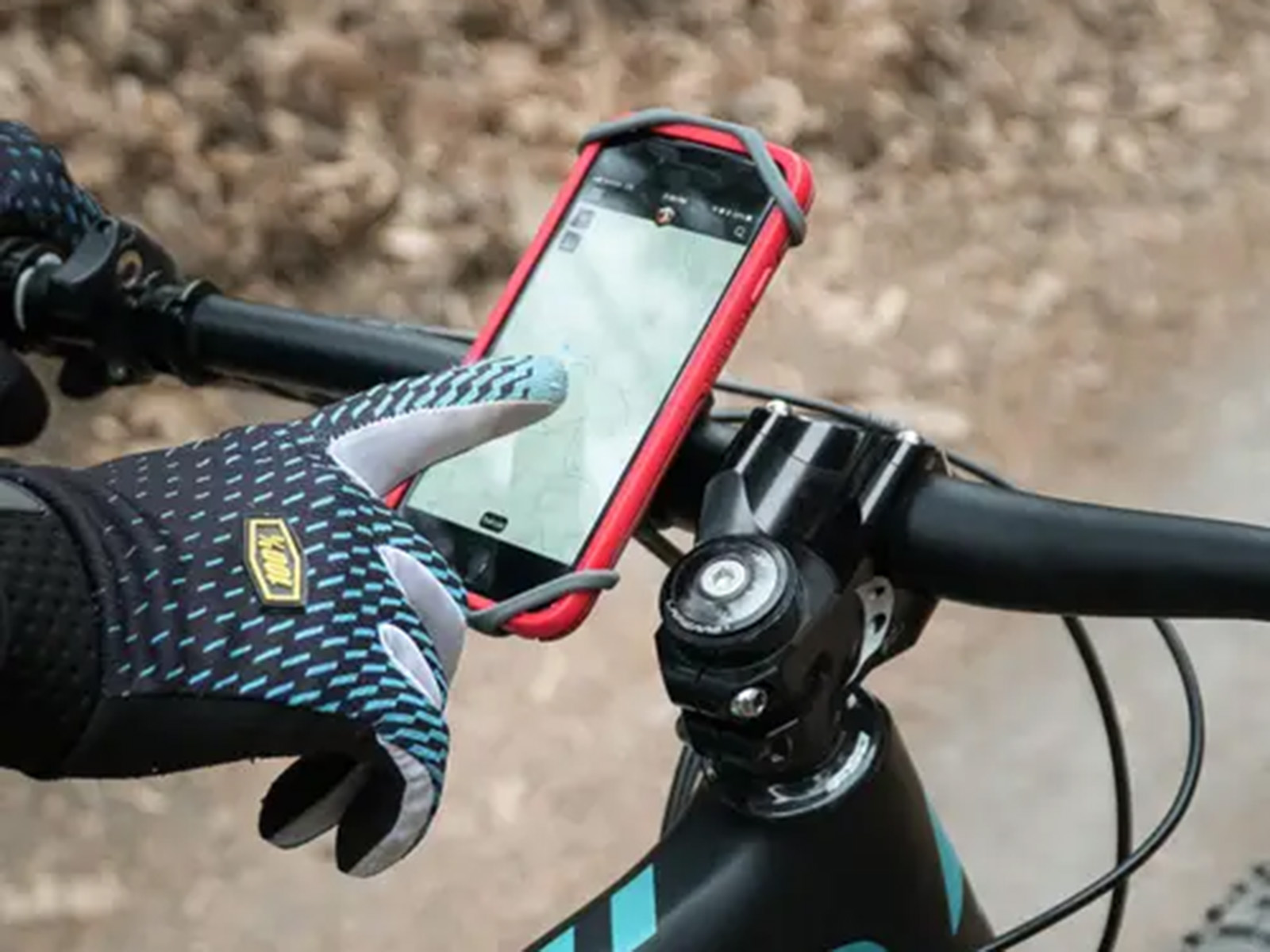 Bicycle phone holder