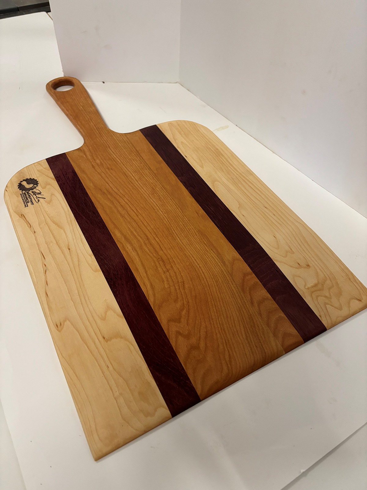 Wood pizza peel