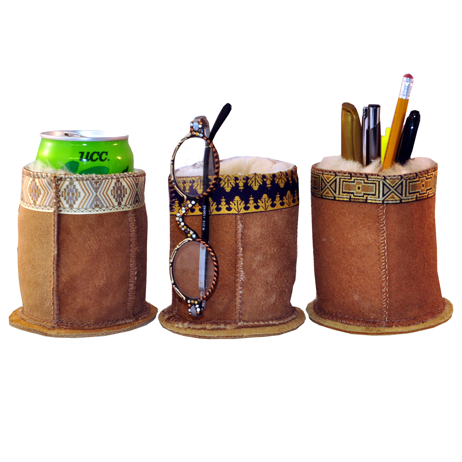 sheepskin coozies