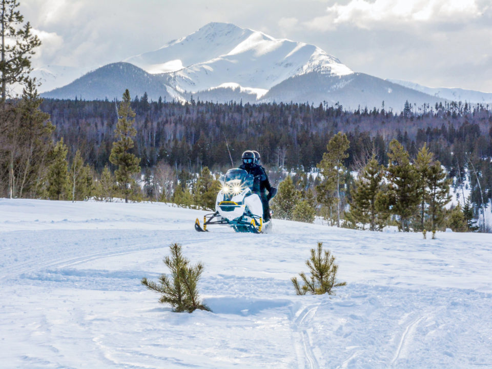 Snowmobiling in Colorado