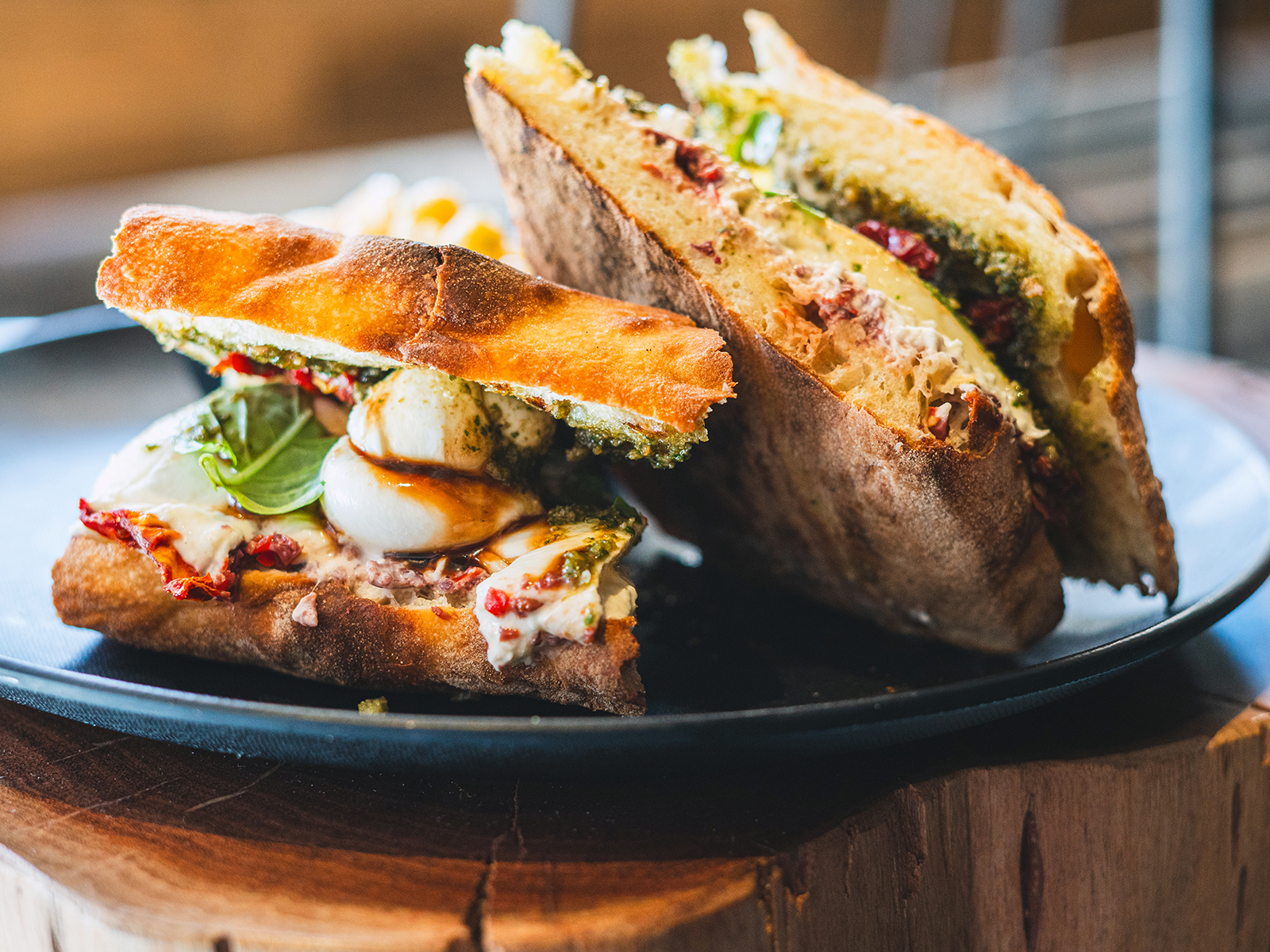 A sandwich from Capriata