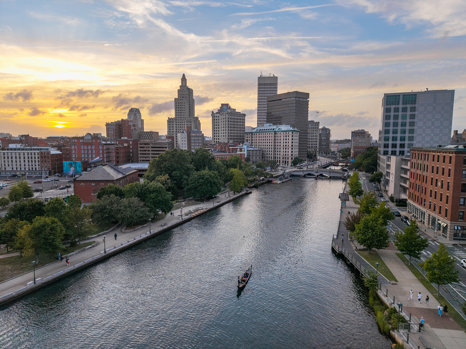 Aerial view of Providence