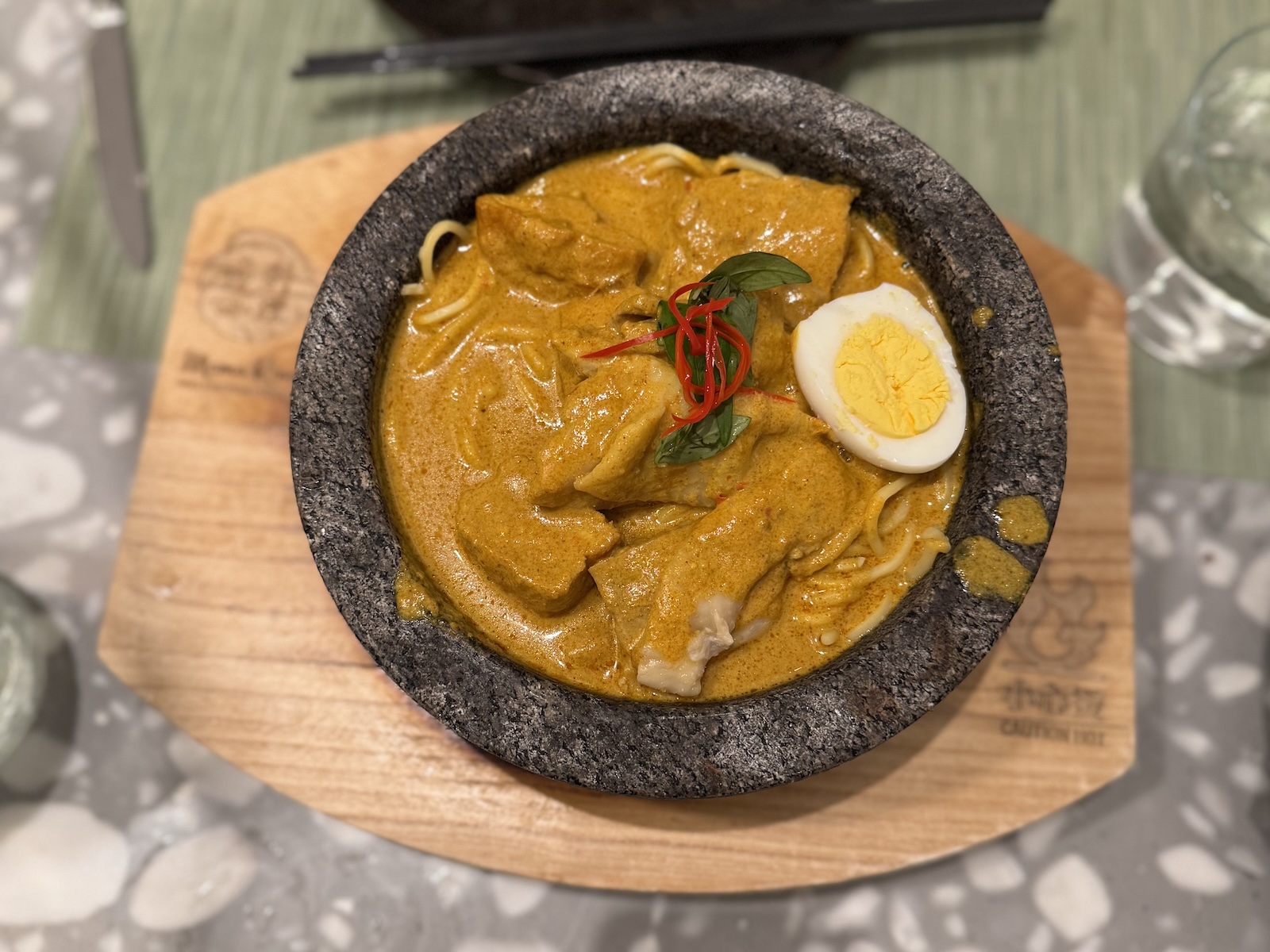 Curry noodles at Mama Kim Malaysian Fusion