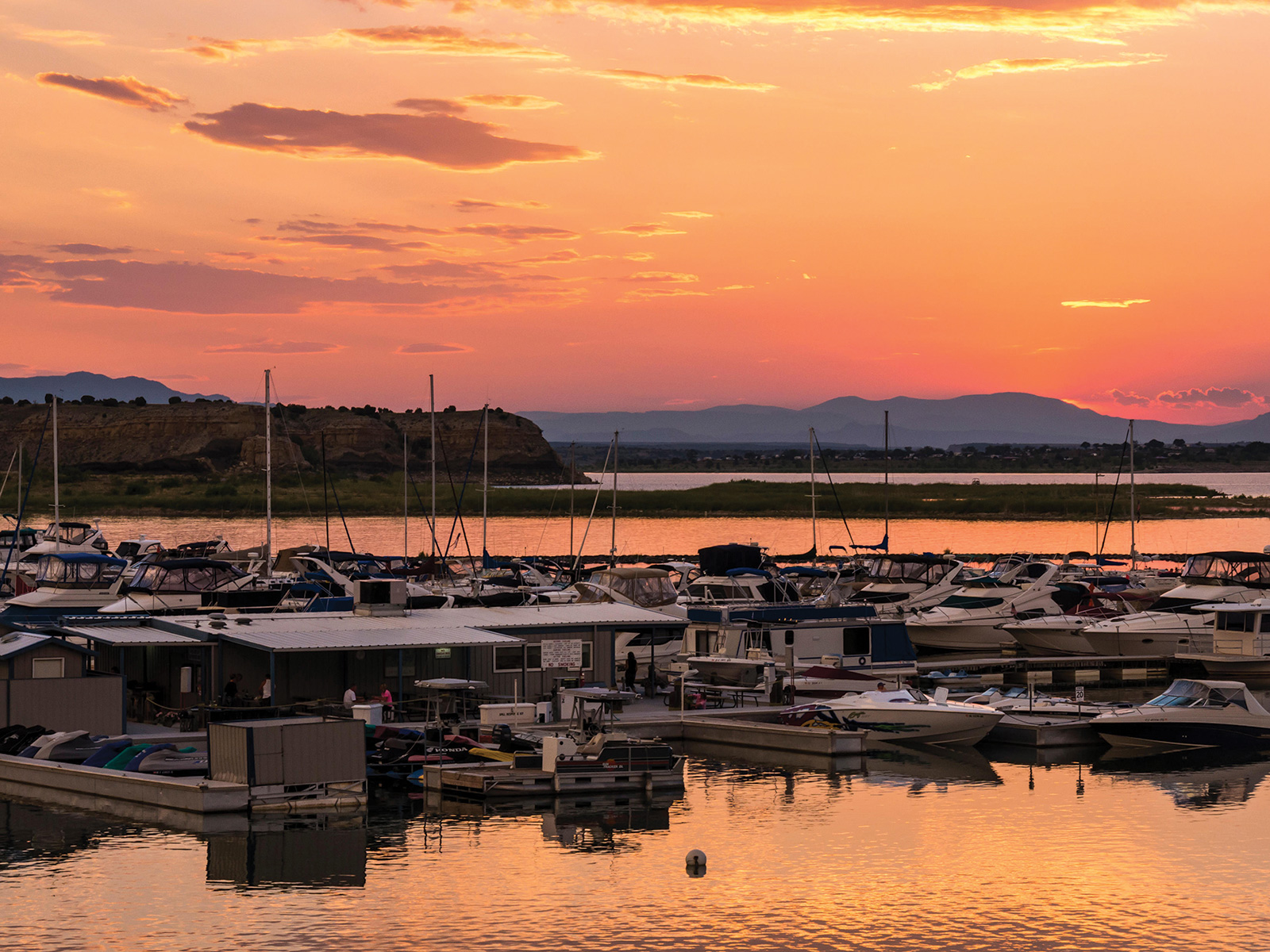 Lake Pueblo in Colorado