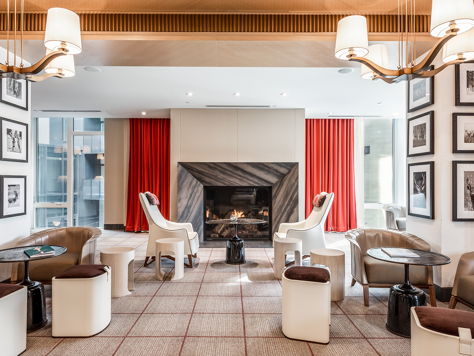 The Antler Lounge at Goldener Hirsch