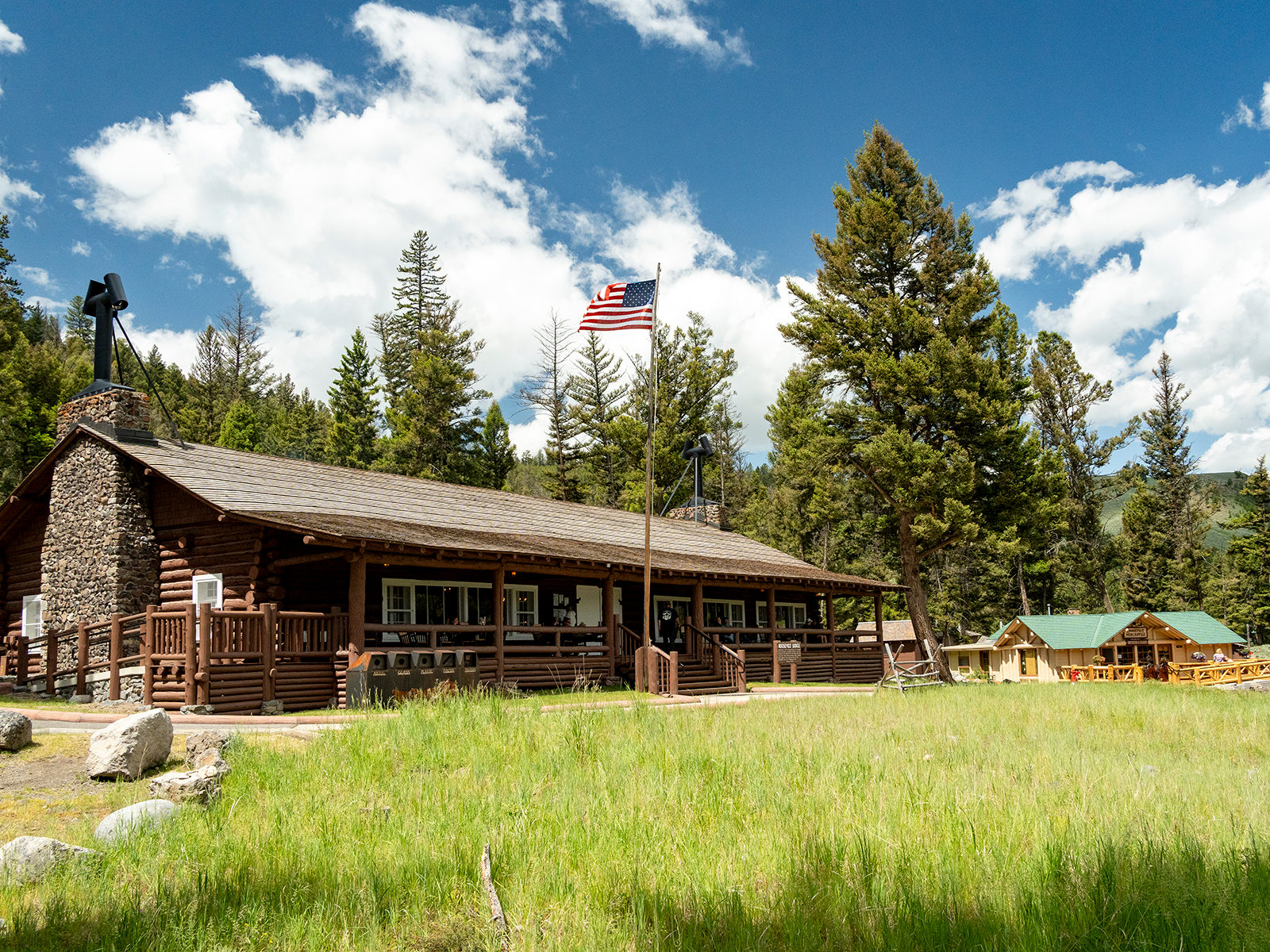 The Roosevelt Lodge in Yellowstone National Park