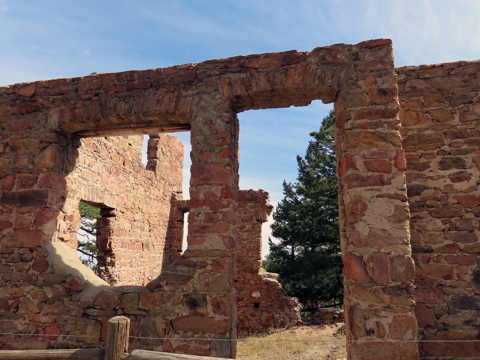 Ruins on the Castle Trail in Mount Falcon Park in Colorado