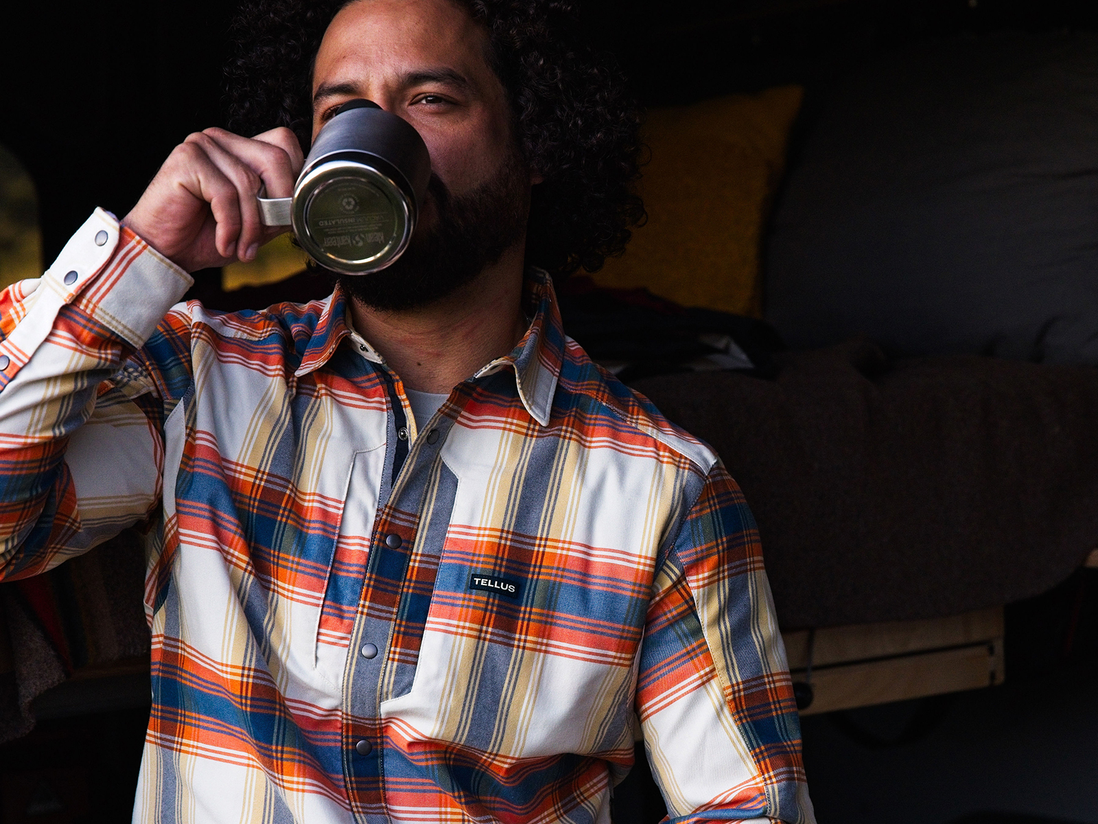 Tellus Men’s Foothills Recycled Flannel