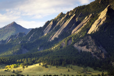 The Boulder Flatirons