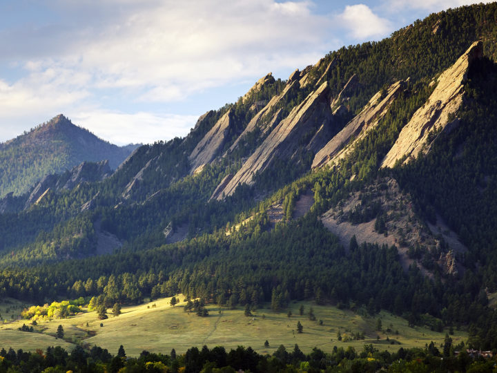 The Boulder Flatirons